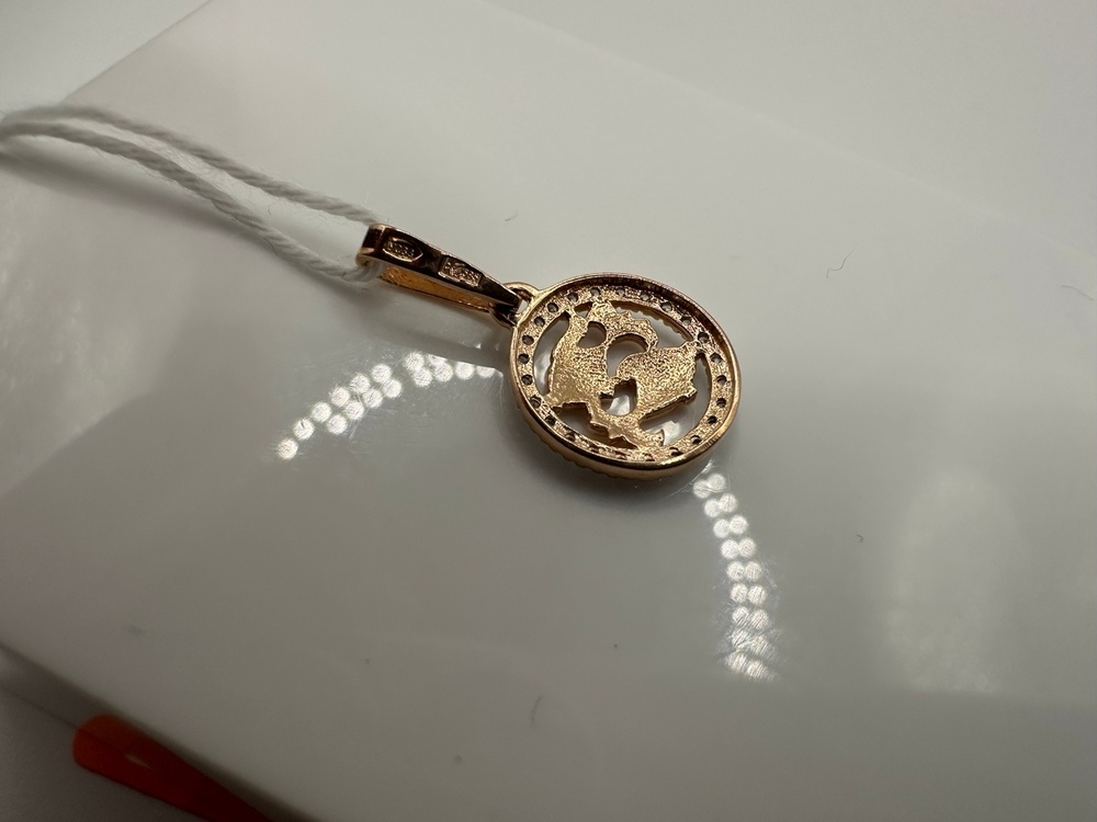 ПОДВЕСКА ЗНАК ЗОДИАКА РЫБЫ Au 585