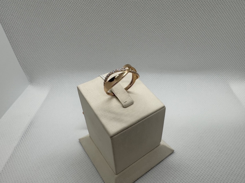 КОЛЬЦО С КАМНЯМИ (Au 585)