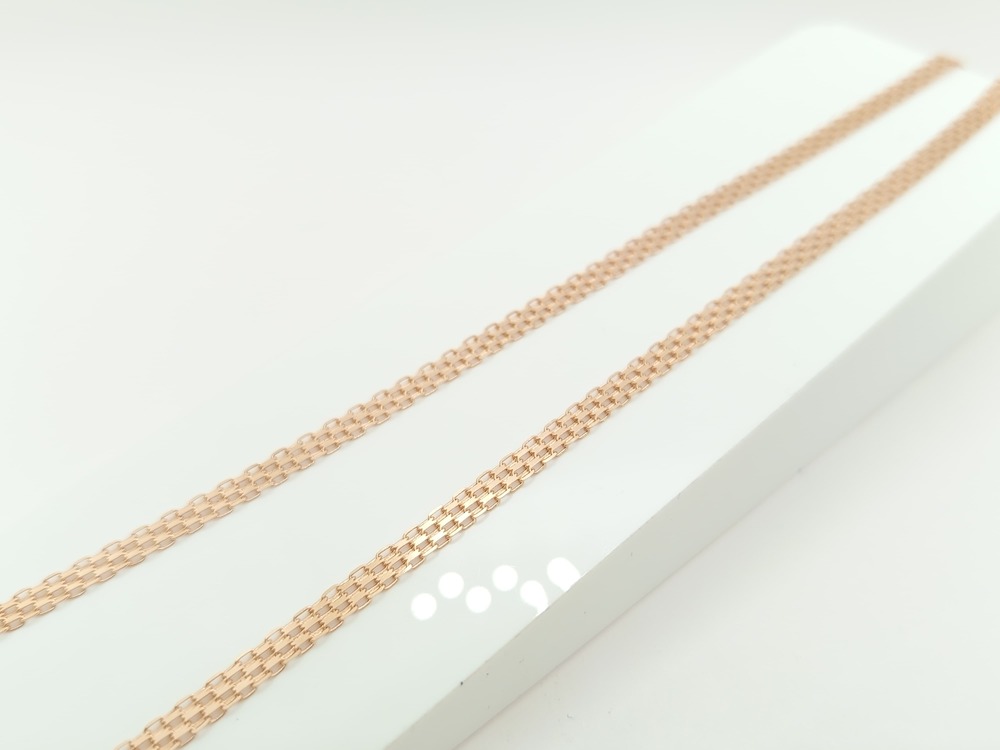 ЦЕПЬ ПОЛНОВЕСНАЯ Бисмарк машинный (Au 585)