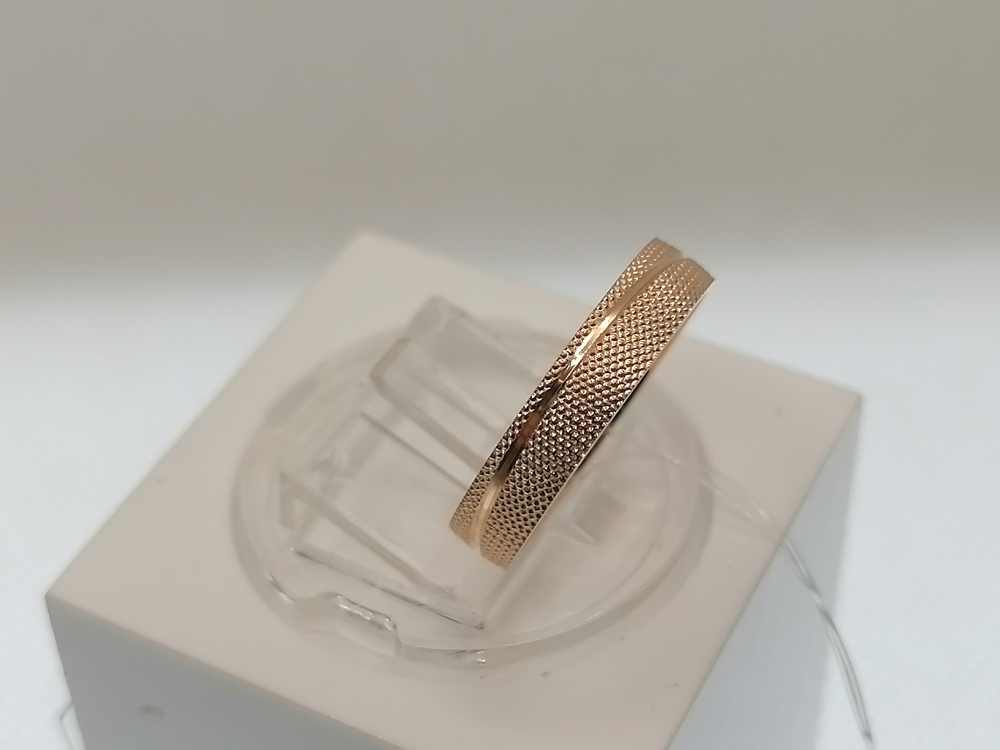 КОЛЬЦО ОБРУЧАЛЬНОЕ без камня (Au 585)