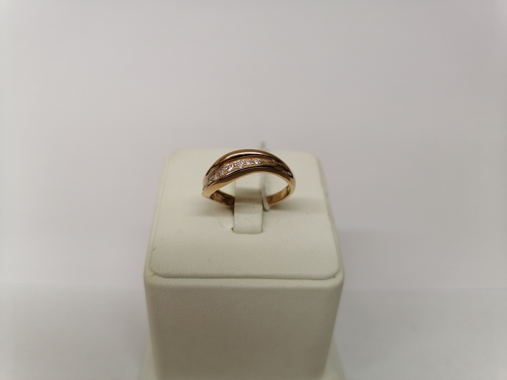 КОЛКМИ585 КОЛЬЦО С КАМНЯМИ (Au 585)