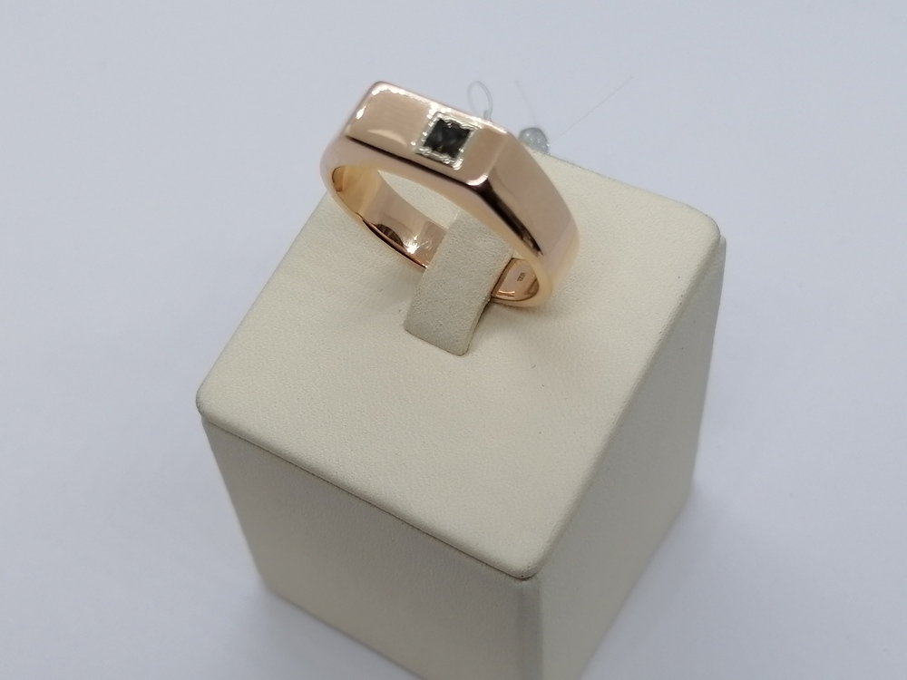 КОЛЬЦО ПЕЧАТКА с камнем (Au 585)