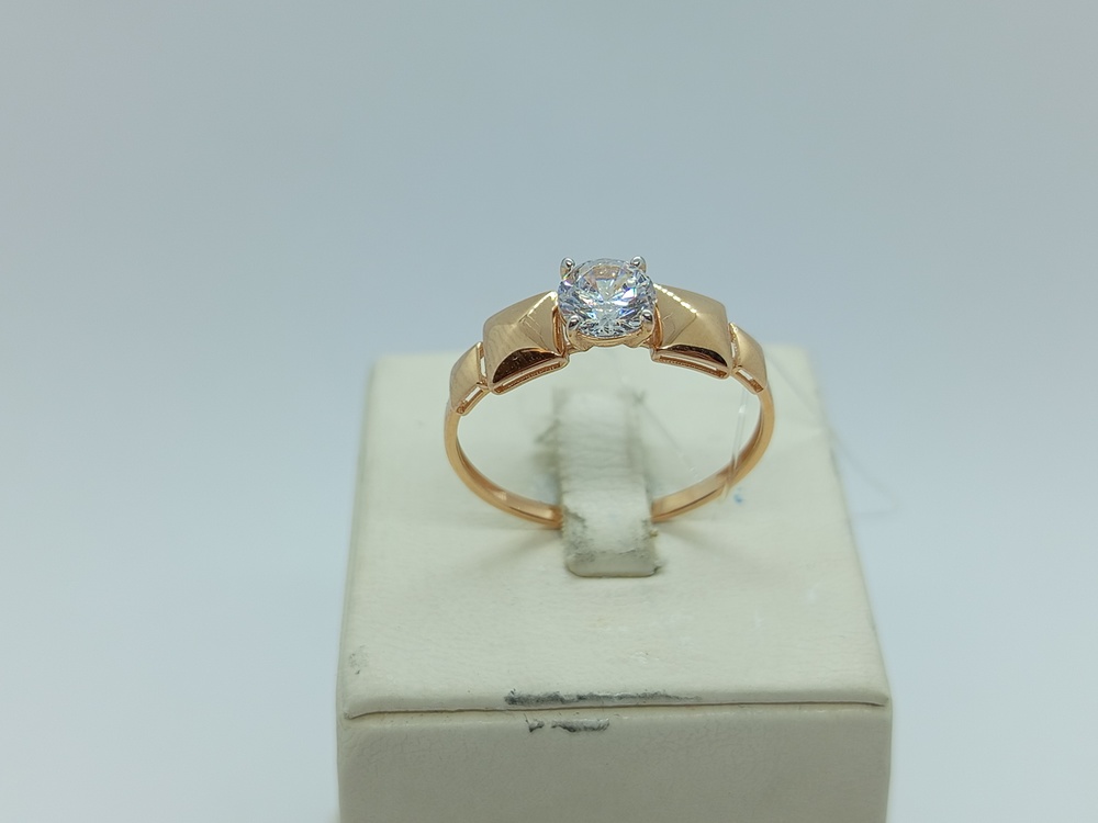 КОЛЬЦО С КАМНЯМИ (Au 585)