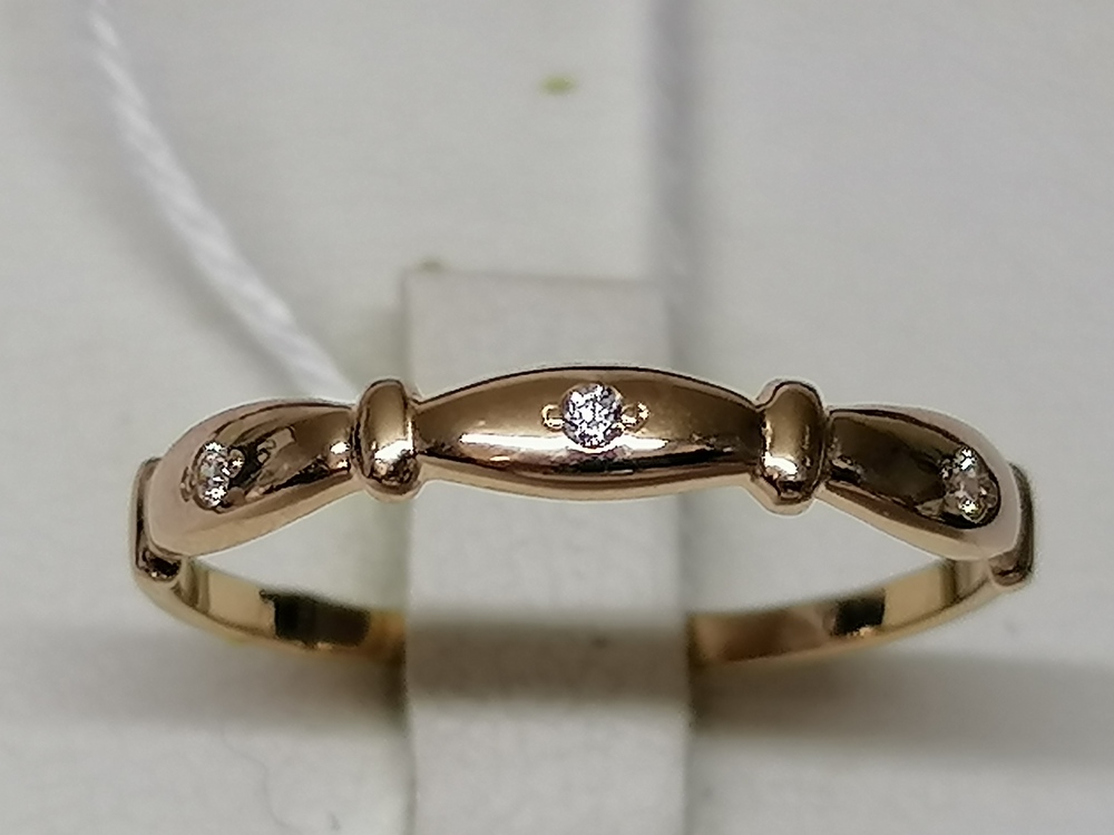 КОЛКМИ585 КОЛЬЦО С КАМНЯМИ (Au 585)