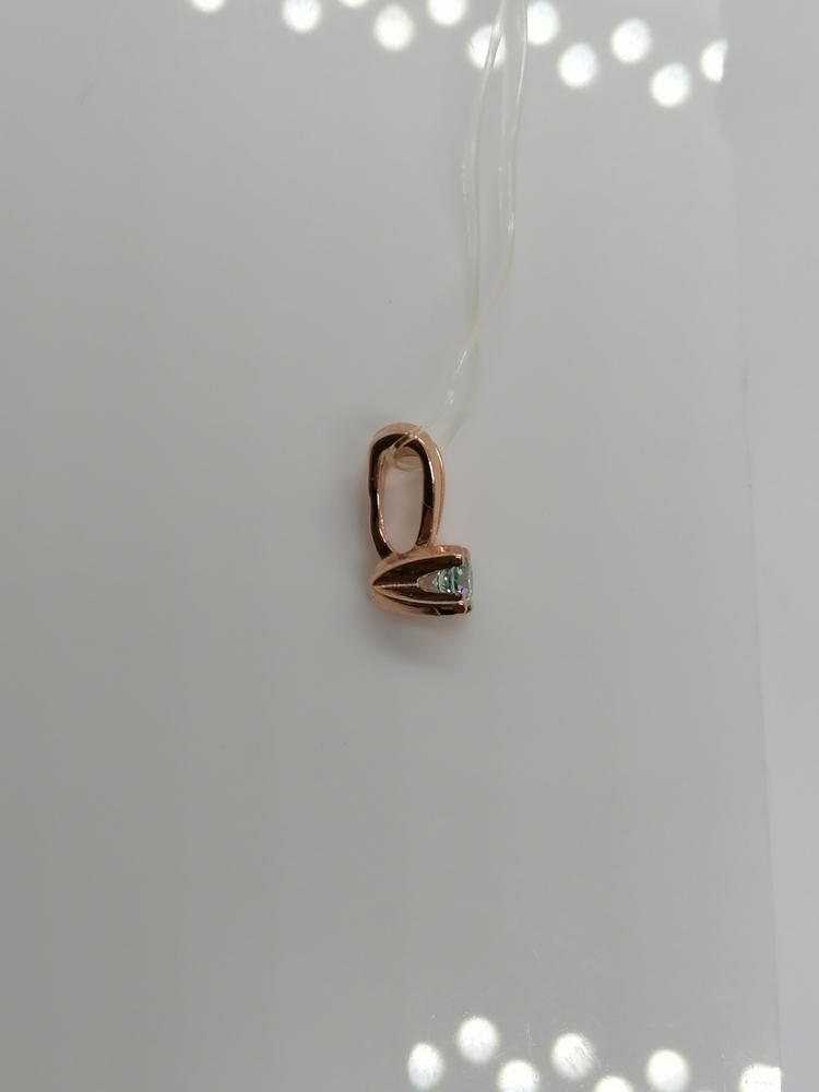 5549sw9 ПОДВЕСКА С КАМНЕМ (Au 585)