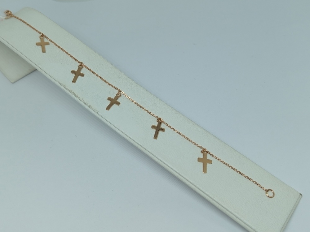 БРАСЛЕТ ПОЛНОВЕСНЫЙ Фантазия Au 585