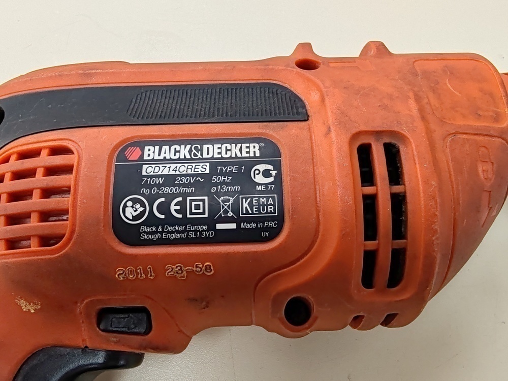 Дрели-ударные Black & Decker CD714CRES