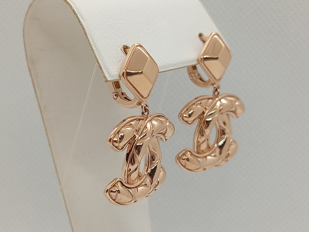 СЕРЬГИ БЕЗ КАМНЯ (Au 585)