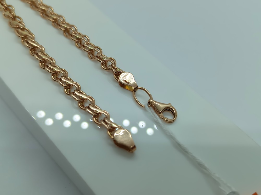 БРАСЛЕТ ПОЛНОВЕСНЫЙ Ручеек Au 585