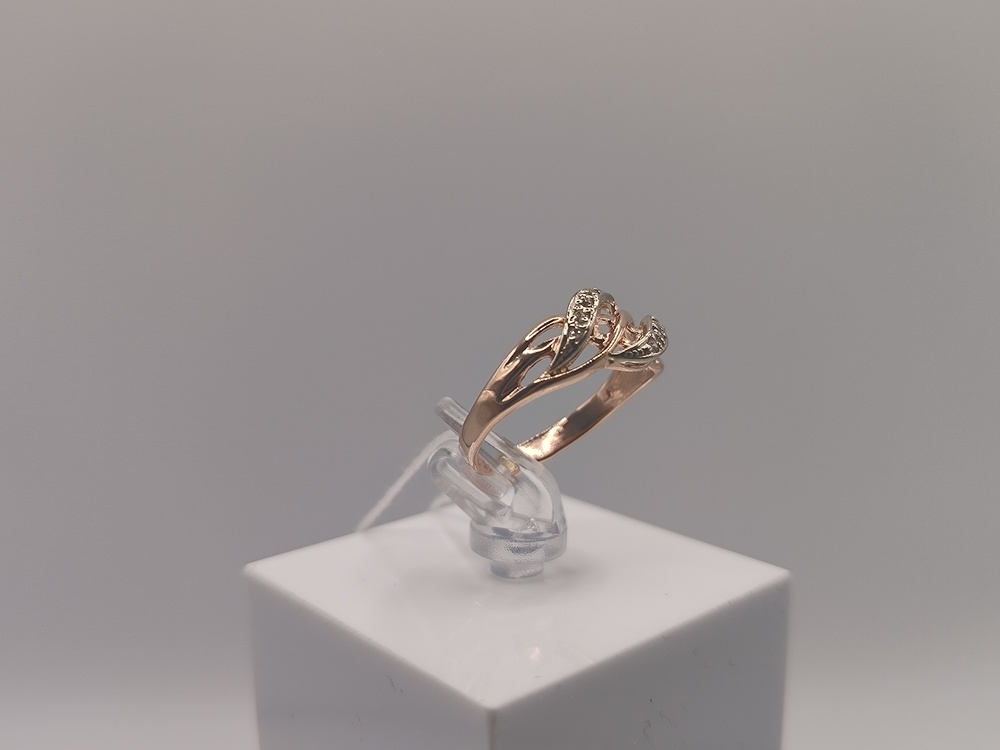 КОЛКМИ585 КОЛЬЦО С КАМНЯМИ (Au 585)