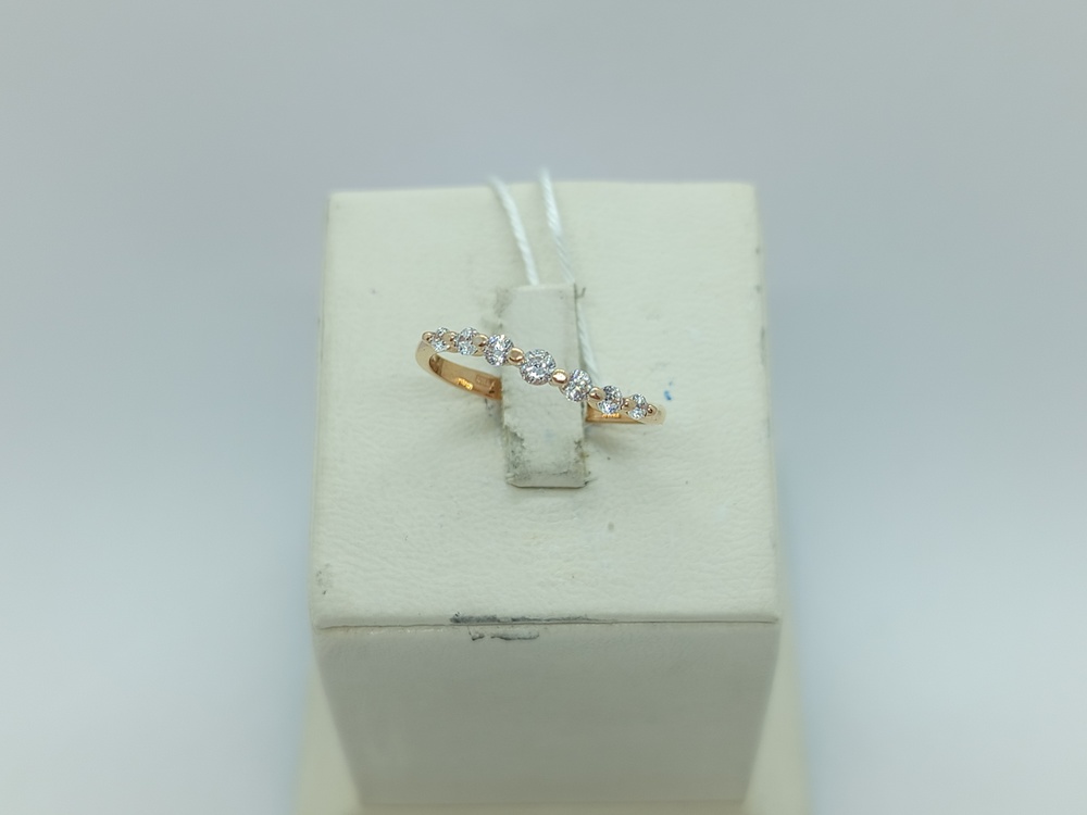 КОЛКМИ585 КОЛЬЦО С КАМНЯМИ (Au 585)