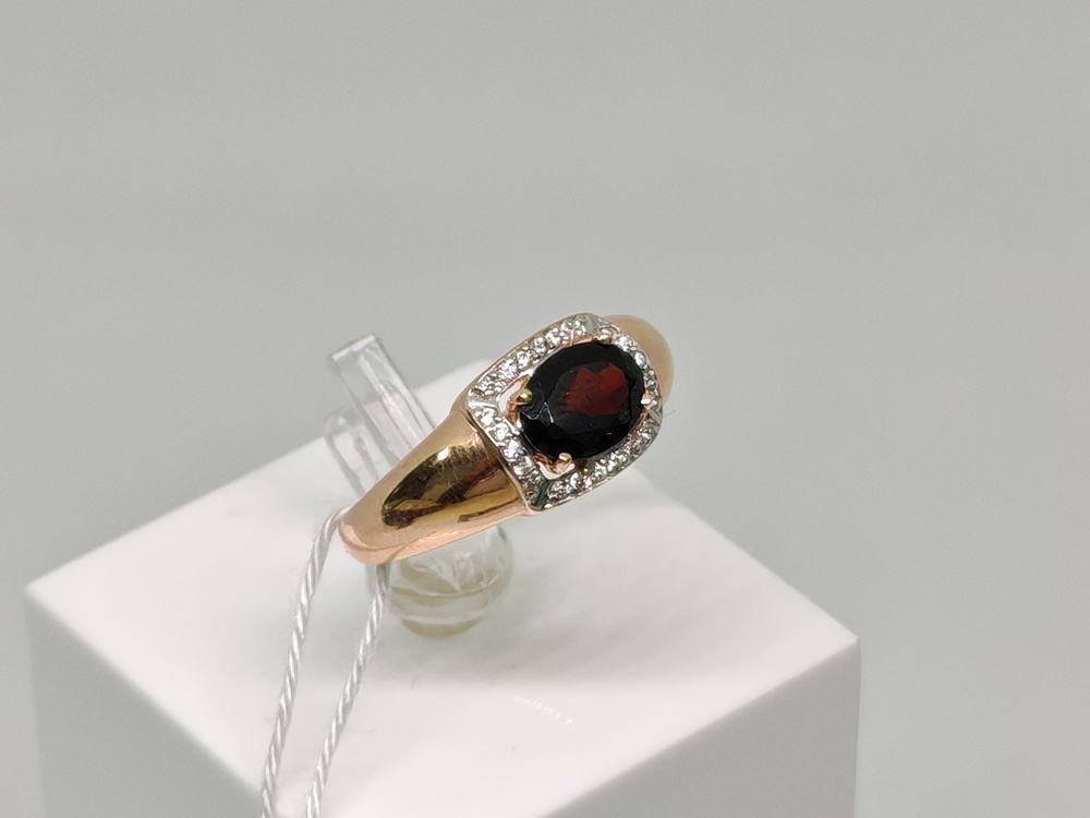 КОЛКМИ585 КОЛЬЦО С КАМНЯМИ (Au 585)