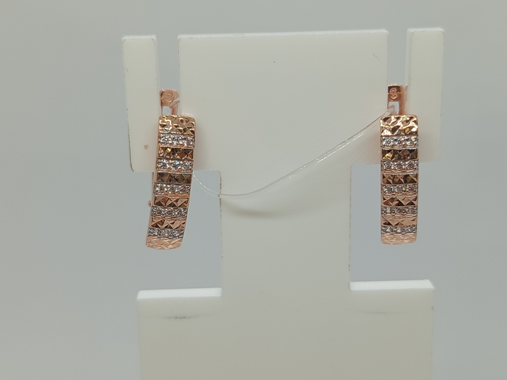 СЕРЬГИ С КАМНЯМИ (Au 585)