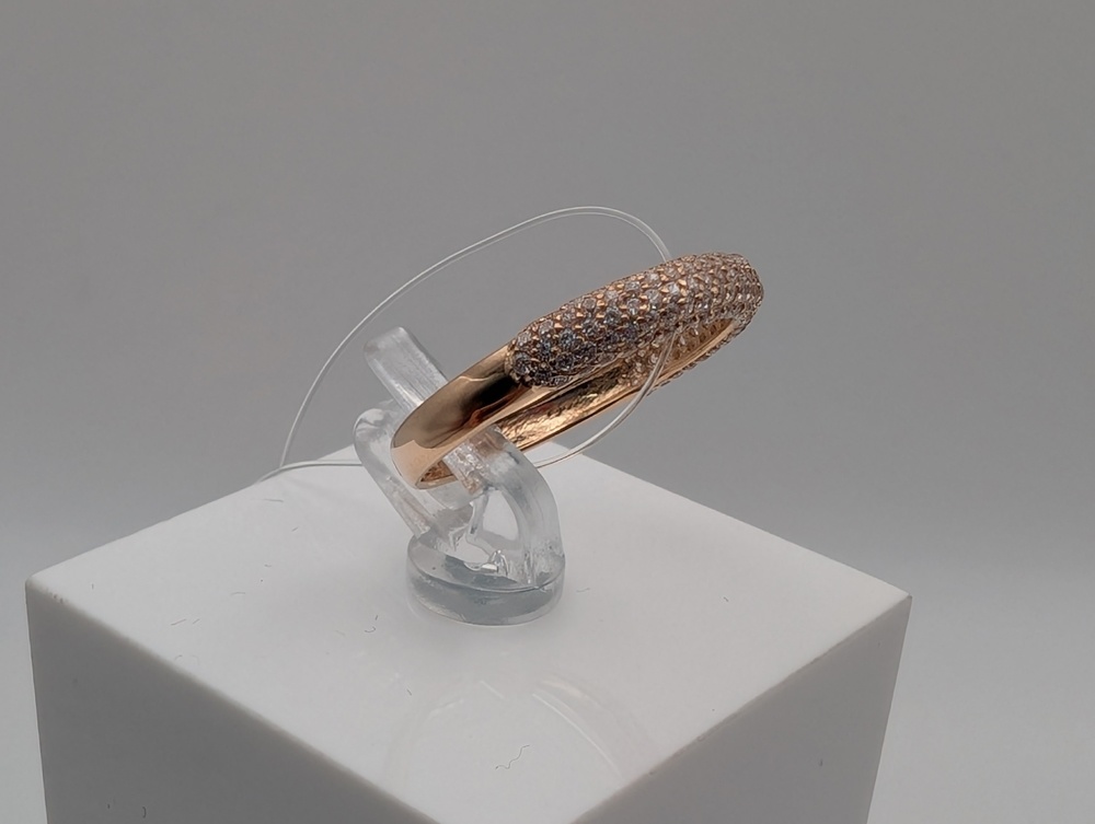 КОЛЬЦО С КАМНЯМИ (Au 585)