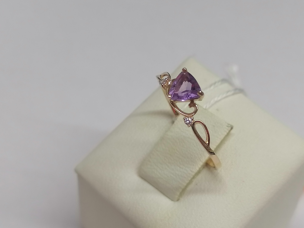 КОЛКМИ585 КОЛЬЦО С КАМНЯМИ (Au 585)