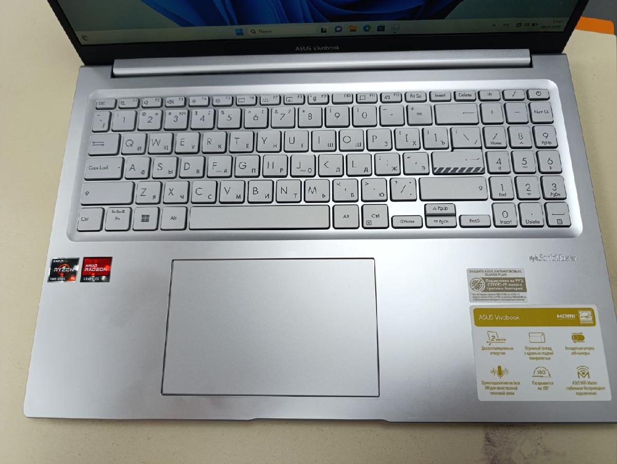 Ноутбук ASUS ASUS VivoBook 16 M1605Y; 5-5625u, Radeon Graphics, 8 Гб, 500 Гб, Нет