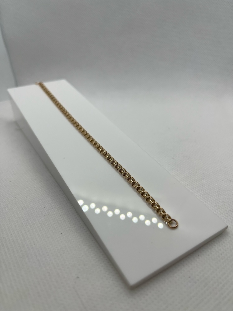 БЛБ585 БРАСЛЕТ ПОЛНОВЕСНЫЙ Бисмарк (Au 585)