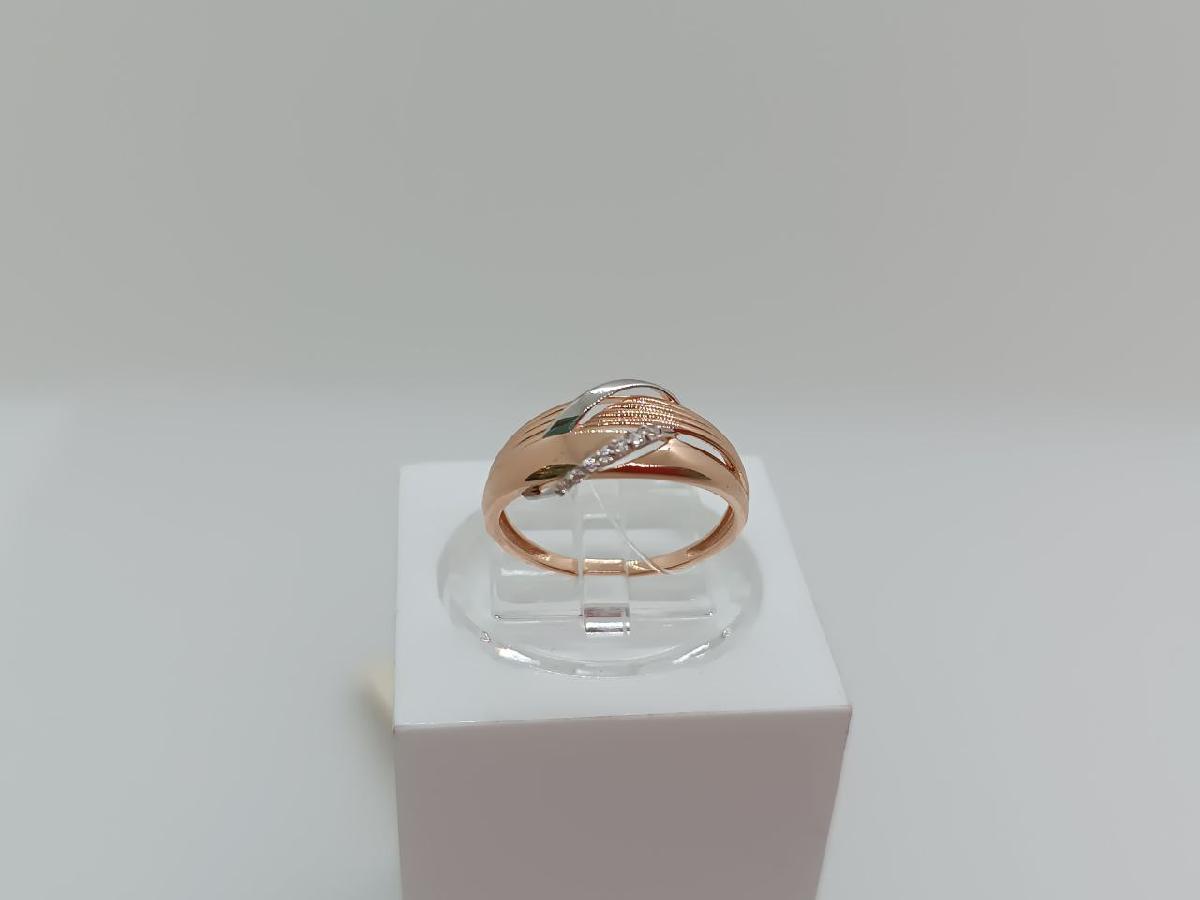 КОЛЬЦО С КАМНЯМИ (Au 585)