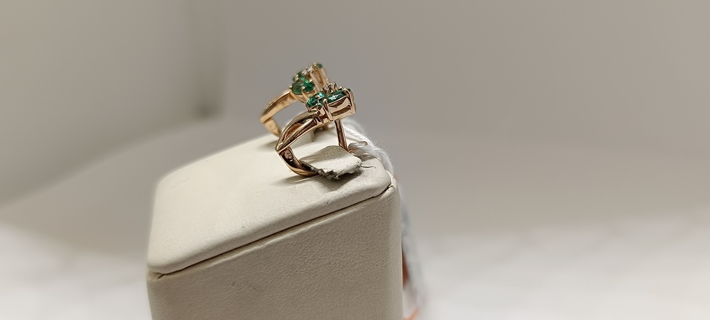 СЕРЬГИ С КАМНЯМИ (Au 585)