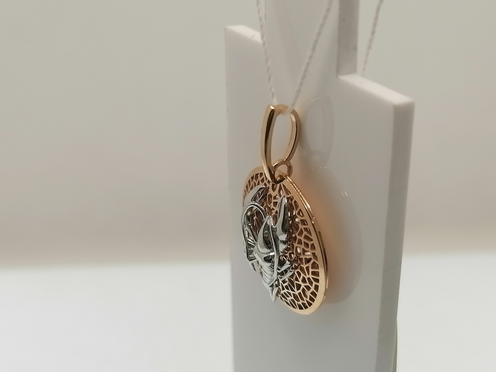 ПОДВЕСКА ЗНАК ЗОДИАКА РАК (Au 585)