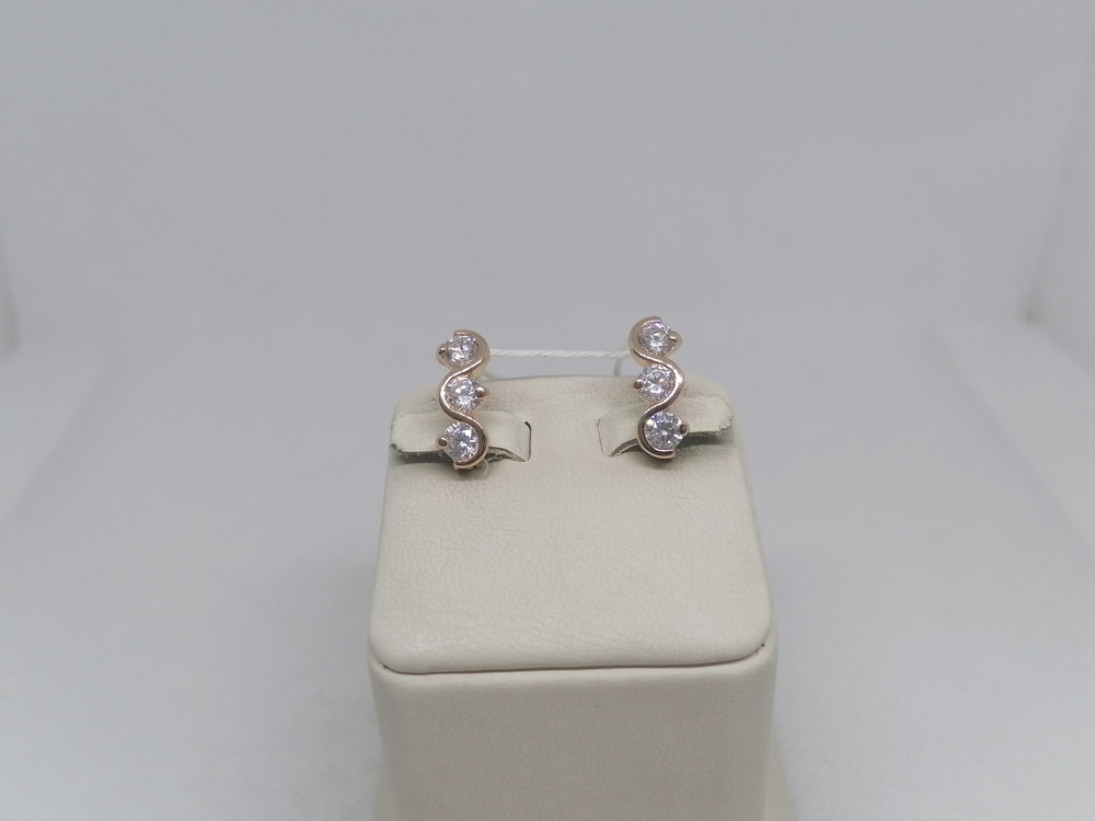 СЕРЬГИ С КАМНЯМИ (Au 585)