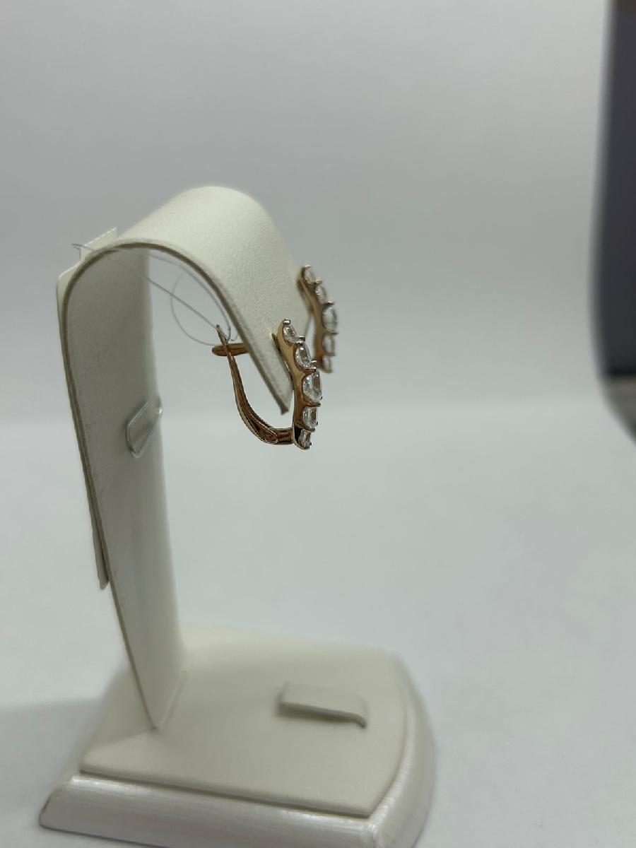 СЕРЬГИ С КАМНЯМИ (Au 585)