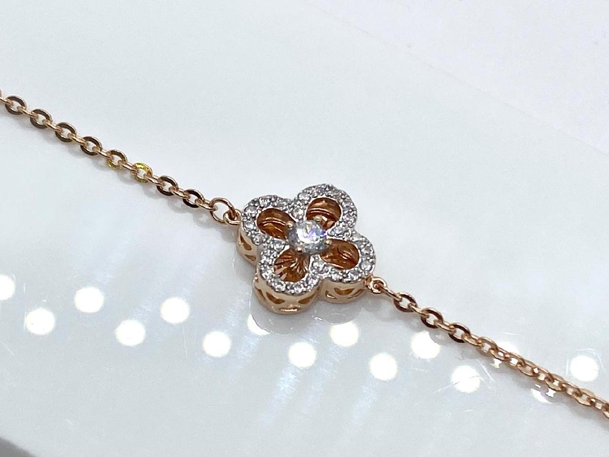 БРАСЛЕТ С КАМНЯМИ (Au 585)