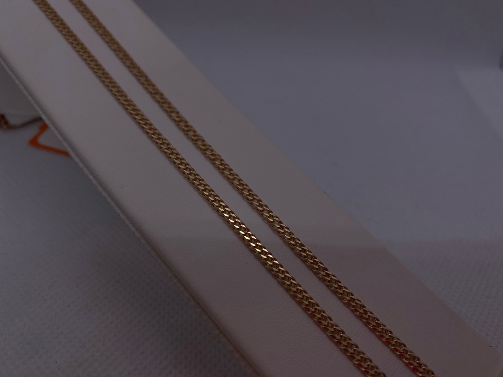 ЦЕПЬ ПОЛНОВЕСНАЯ Ромб двойной (Au 585)