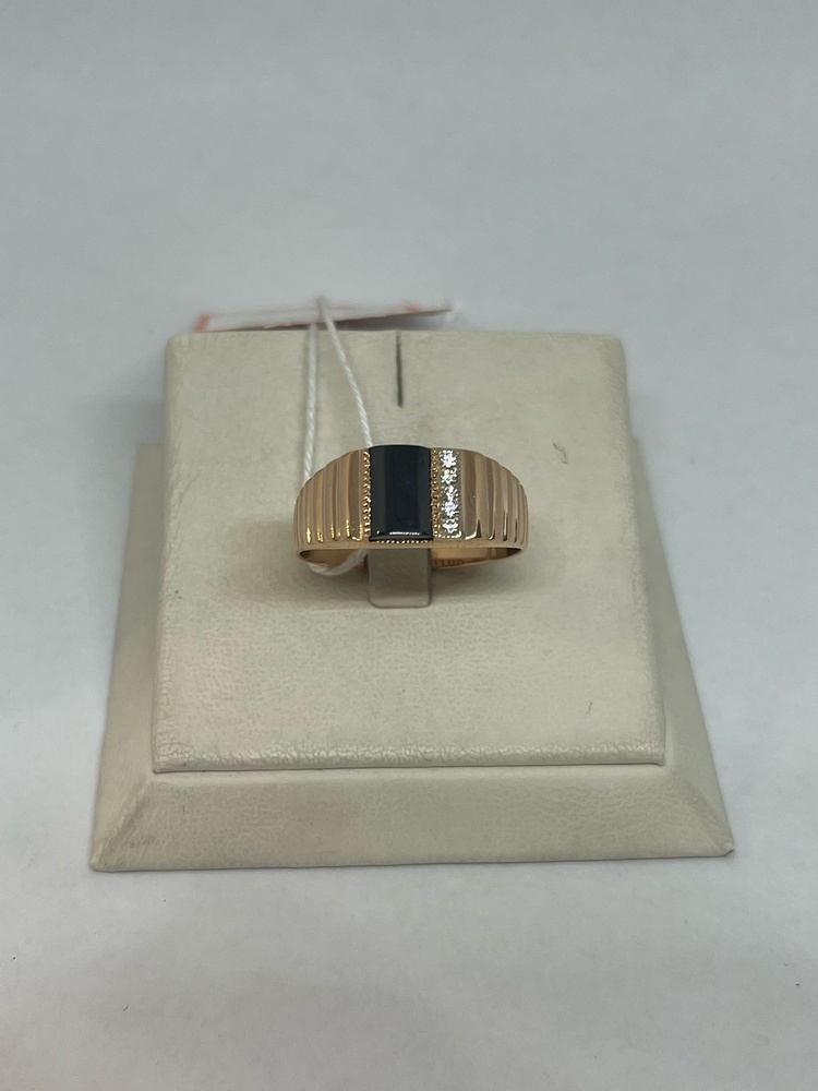 ПЕЧАТКА С КАМНЯМИ (Au 585)