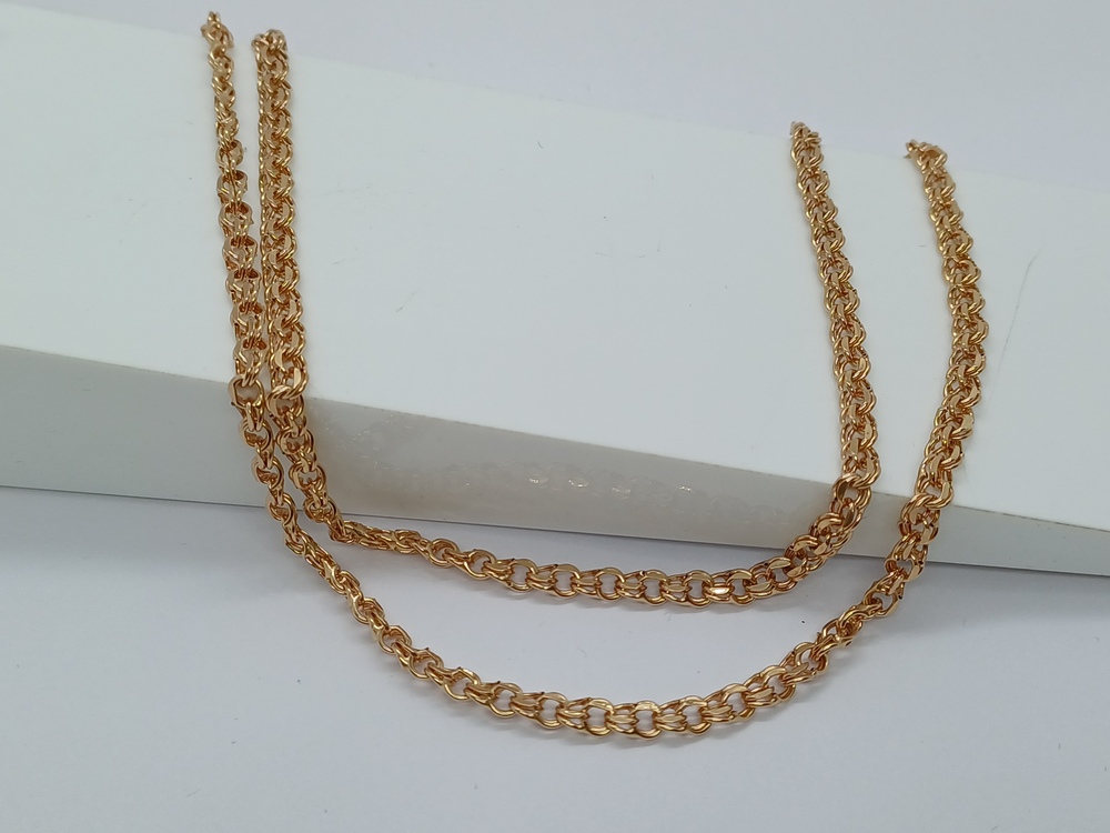 ЦПБС585 ЦЕПЬ ПУСТОТЕЛАЯ Бисмарк (Au 585)