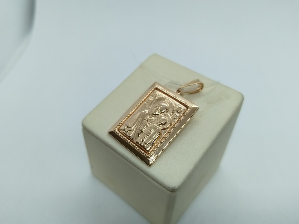 00-63-0189-00 ПОДВЕСКА ИКОНА без камня (Au 585)