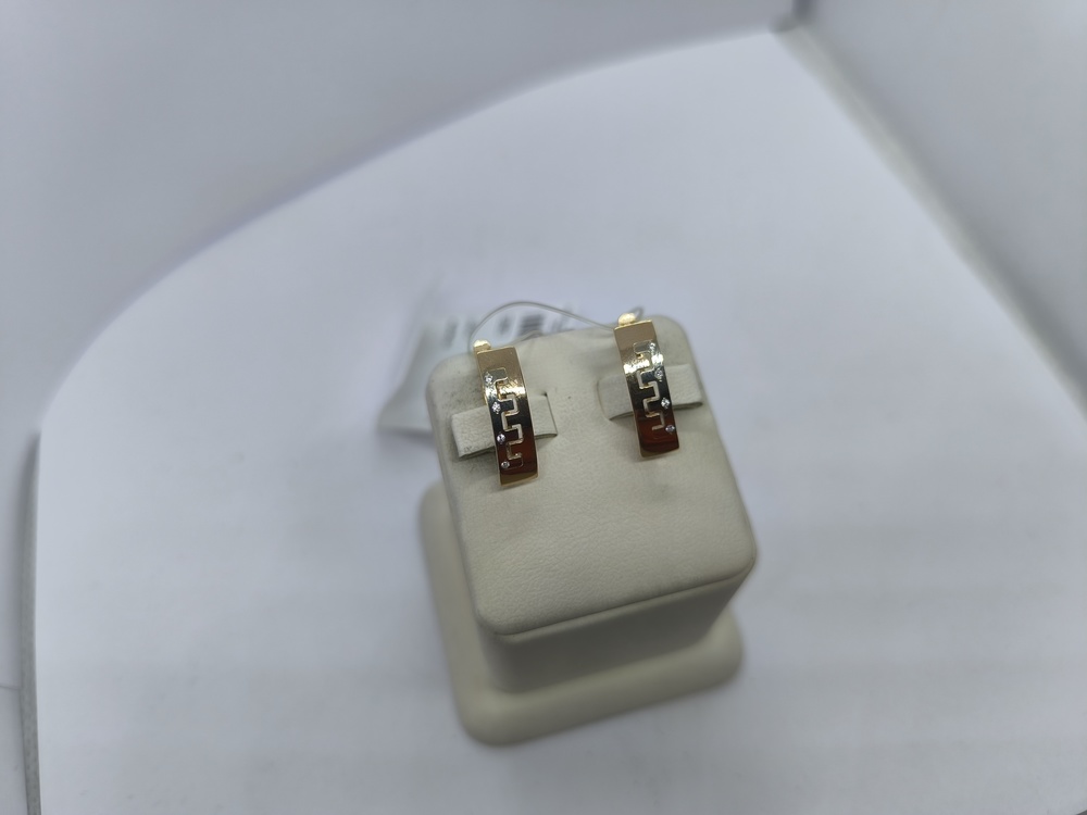 СЕРЬГИ С КАМНЯМИ (Au 585)