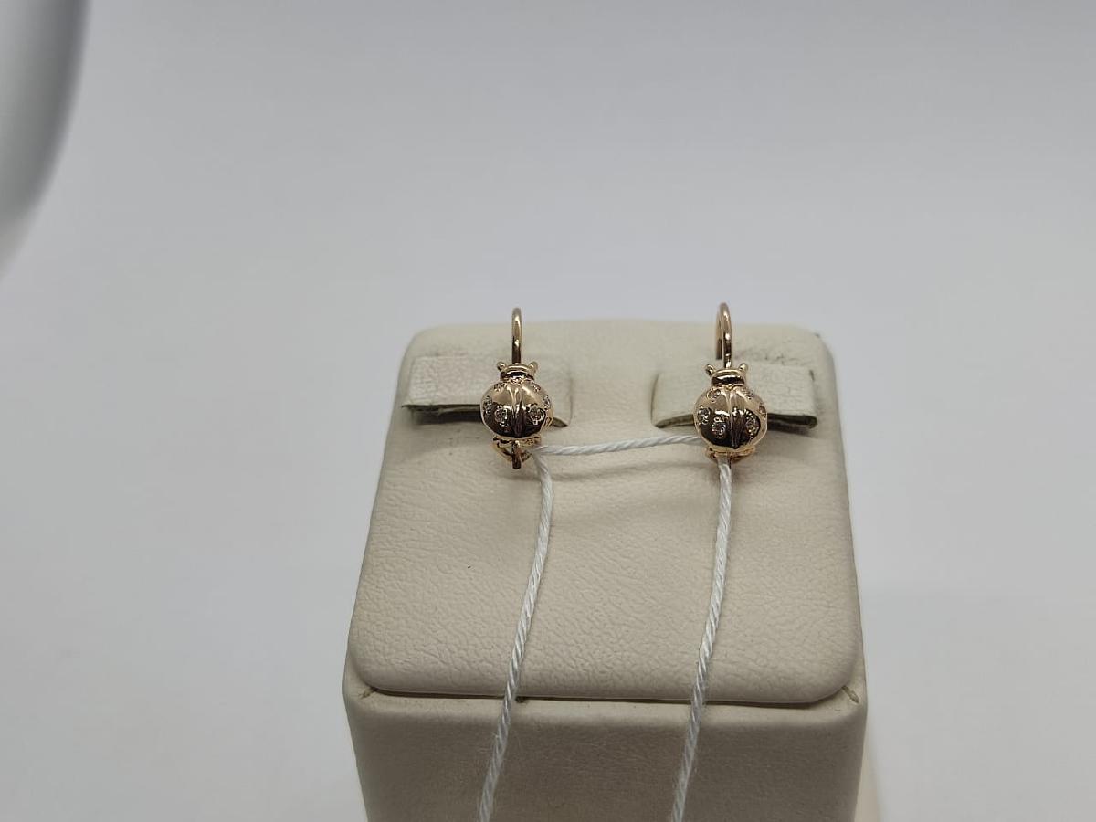 СЕРЬГИ С КАМНЯМИ (Au 585)