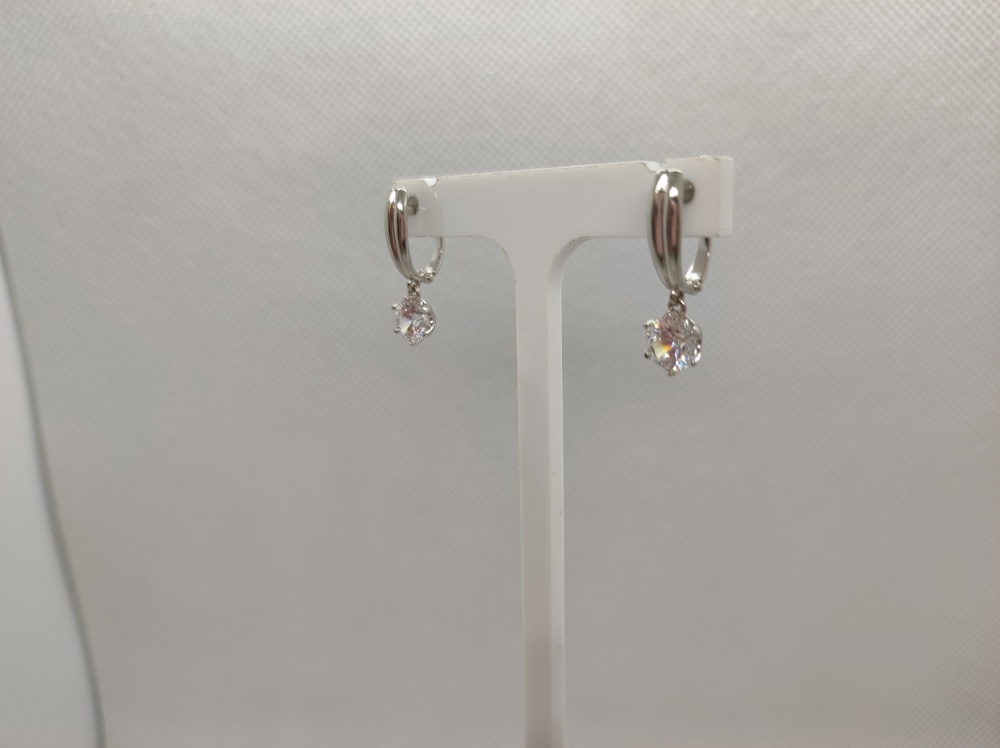 СЕРЬГИ С КАМНЕМ (Au 585)