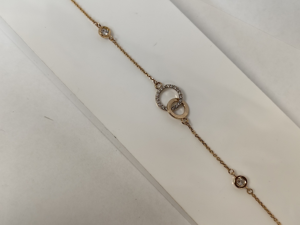 БРАСЛЕТ С КАМНЯМИ (Au 585)