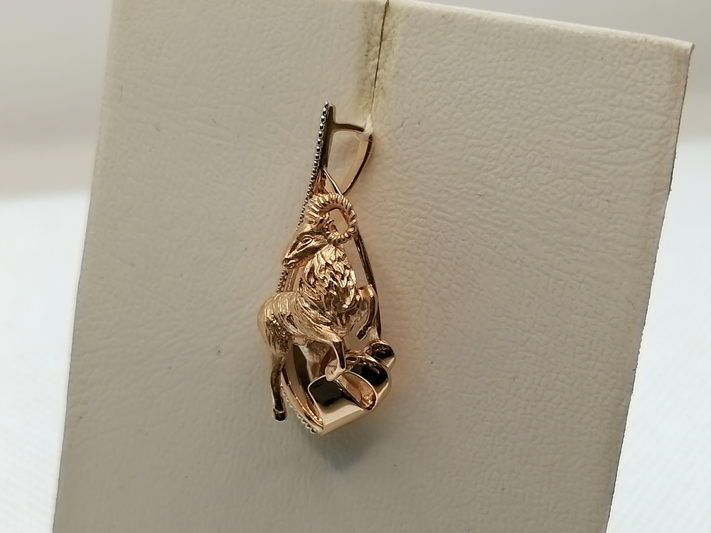 ПОДВЕСКА ЗНАК ЗОДИАКА ОВЕН (Au 585)