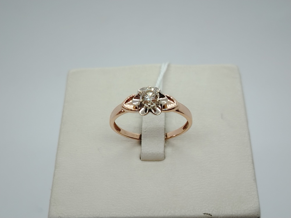 КОЛЬЦО БРИЛЛИАНТ Au 585