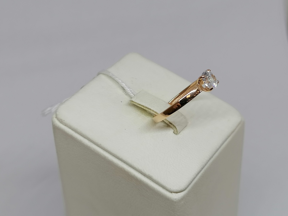 КОЛКМ585 КОЛЬЦО С КАМНЕМ (Au 585)