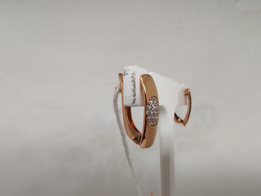 СЕРЬГИ С КАМНЯМИ (Au 585)