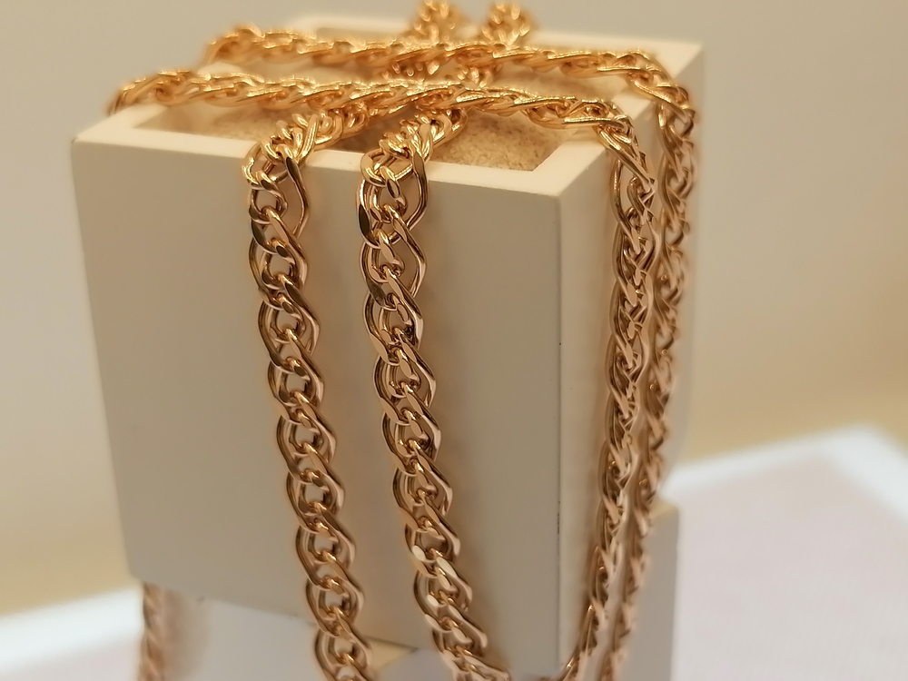 8080155П-60 ЦЕПЬ ПУСТОТЕЛАЯ Нона (Au 585)