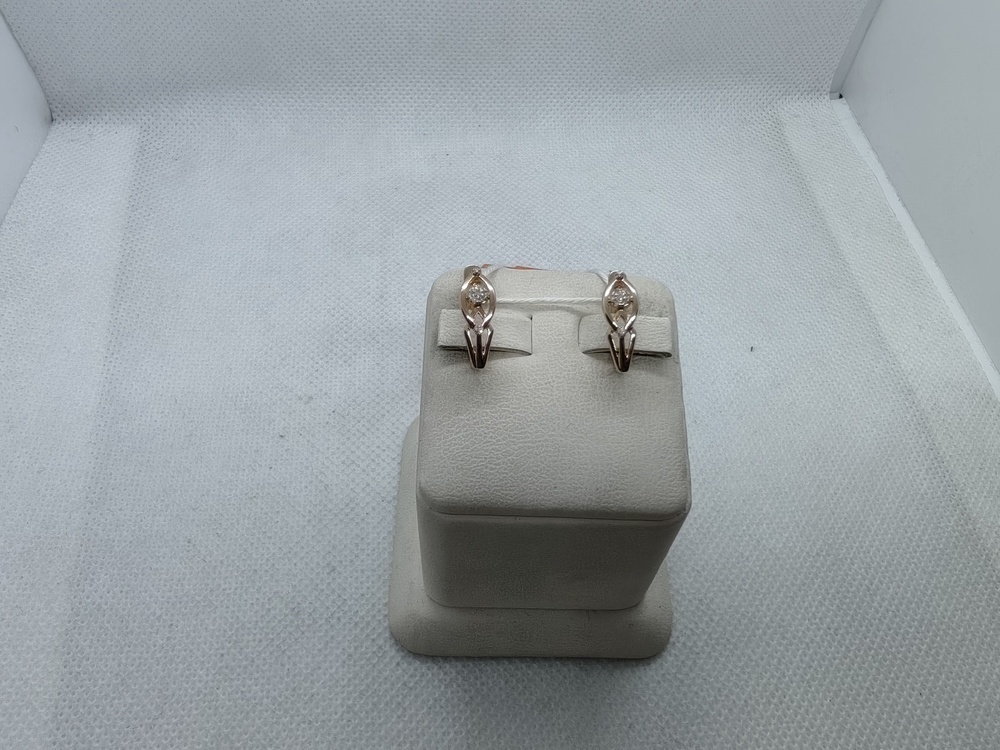 СКМИ585 СЕРЬГИ С КАМНЯМИ (Au 585)