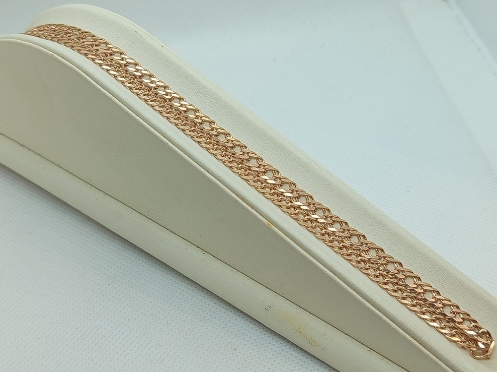 ЦЛР2585 ЦЕПЬ ПОЛНОВЕСНАЯ Ромб двойной (Au 585)