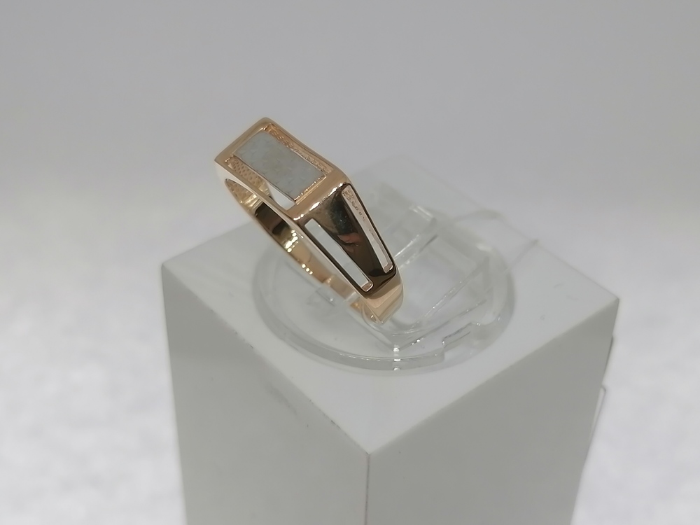 4179а КОЛЬЦО ПЕЧАТКА без камня (Au 585)