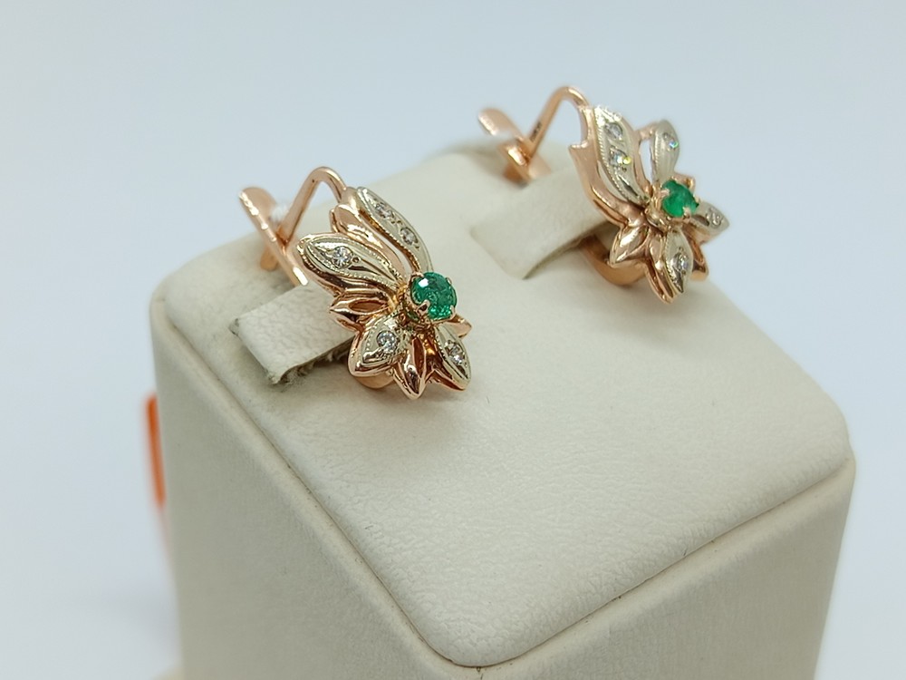 СЕРЬГИ БРИЛЛИАНТ (Au 585)