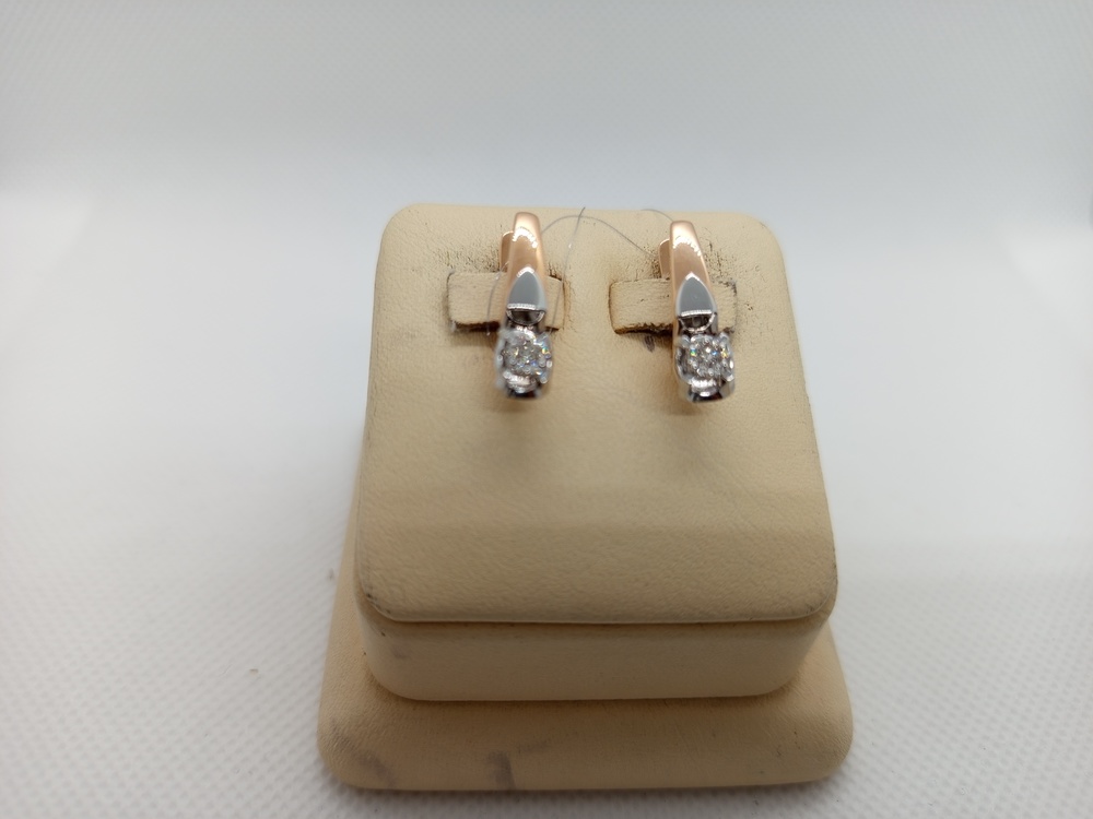 СЕРЬГИ БРИЛЛИАНТ (Au 585)