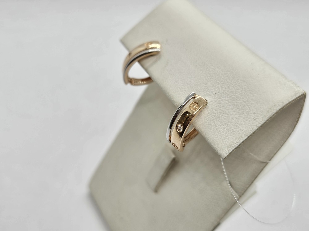 СЕРЬГИ С КАМНЕМ (Au 585)