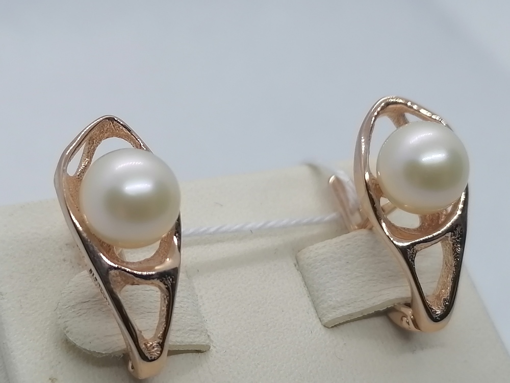 СЕРЬГИ С КАМНЕМ (Au 585)