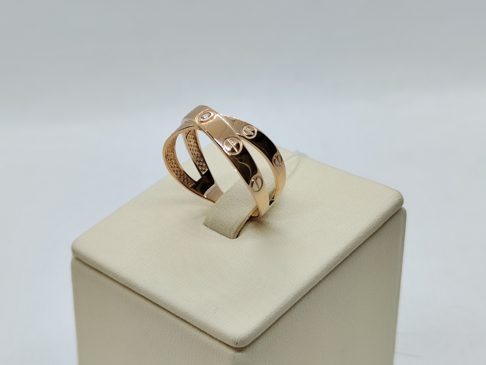 11049 КОЛЬЦО С КАМНЕМ (Au 585)