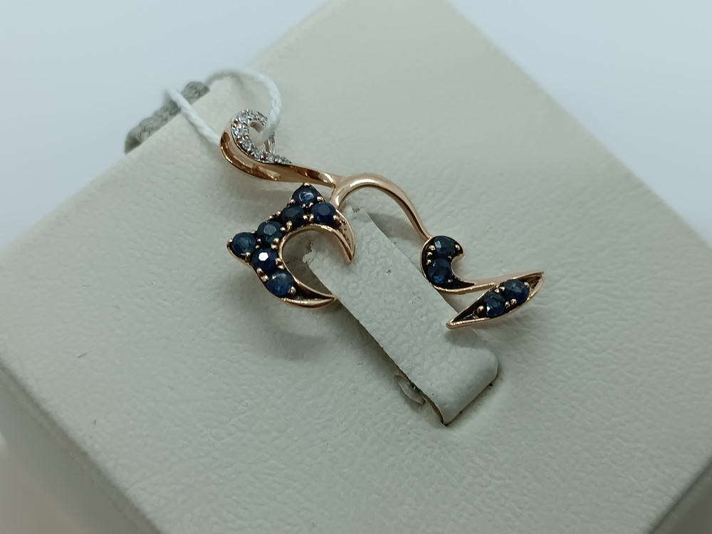 ПОДВЕСКА С КАМНЯМИ (Au 585)