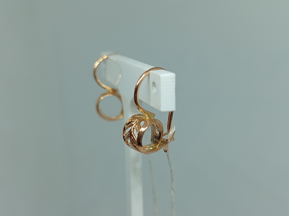 СЕРЬГИ БЕЗ КАМНЯ (Au 583)